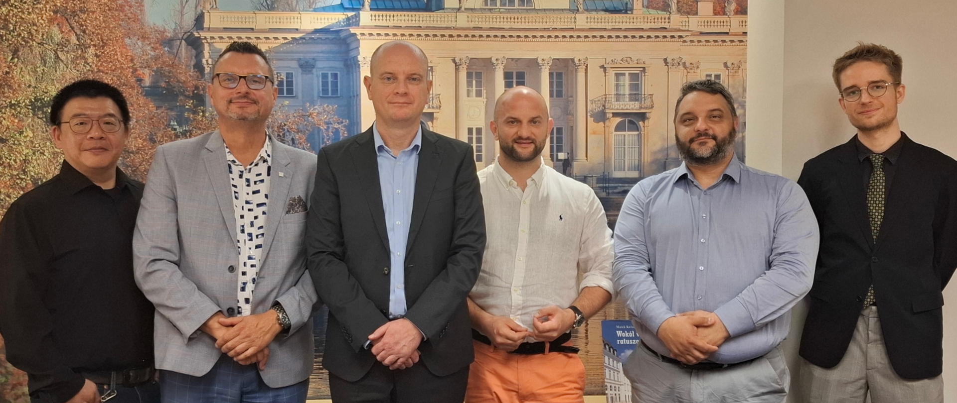A delegation of Polish scientists and entrepreneurs during a visit to the Polish Office in Taipei